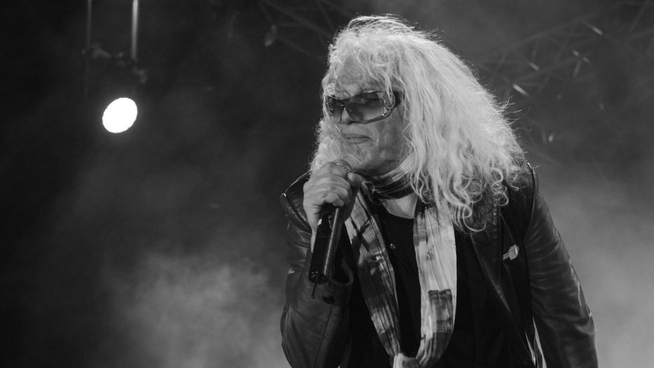 Węgierski zespół Omega, wystąpił z okazji Dni Przyjaźni Polsko-Węgierskiej na 800 lecie Piotrkowa Trybunalskiego  N/Z Janos Kobor, Mecky na scenie