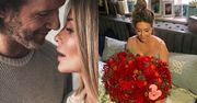 Zakochany Radosław Majdan obsypuje kwiatami ciężarną Małgosię Rozenek: "Bo teraz serca masz dwa" (FOTO)