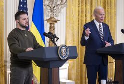Śmiech na konferencji Biden-Zełenski. Padło ważne pytanie