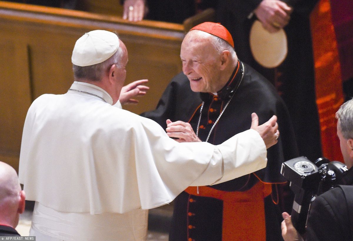 Papież Franciszek i kardynał Theodore McCarrick