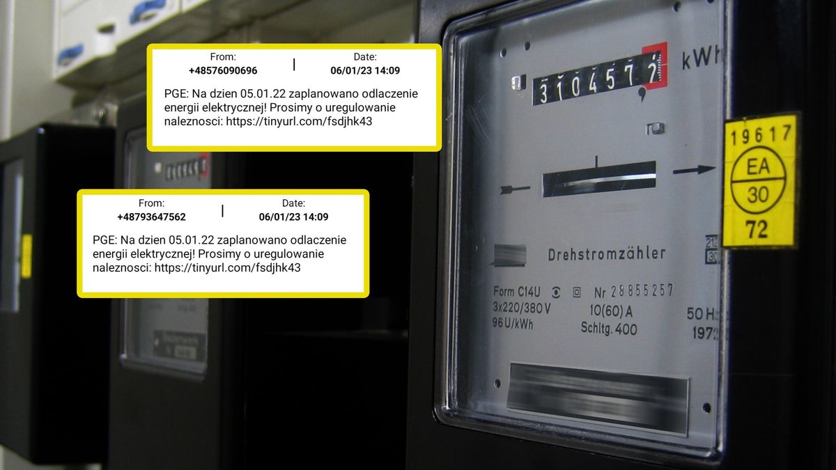 Fałszywe SMS-y trafiają do Polaków