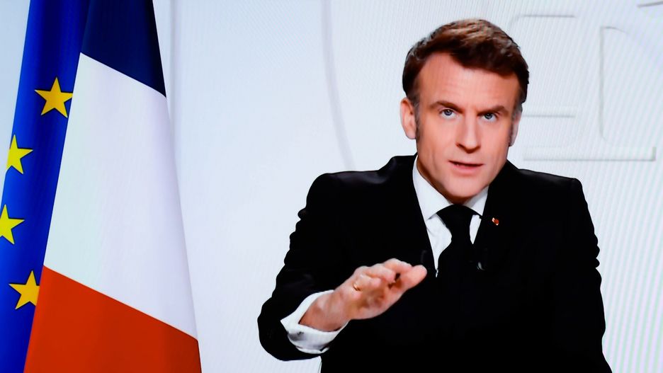 Prezydent Macron wyg?asza or?dzie do narodu
Allocution televise du President de la Republique Emmanuel Macron sur la guerre en Ukraine. Paris, FRANCE-05/03/2025//04MEIGNEUX_meigneuxA003/Credit:ROMUALD MEIGNEUX/SIPA/2503052059
ROMUALD MEIGNEUX/SIPA