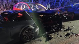 Ziempniów: Groźne zderzenie trzech osobówek