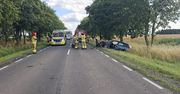 Łosice: Wypadek na DK 19. Czołowe zderzenie dwóch aut