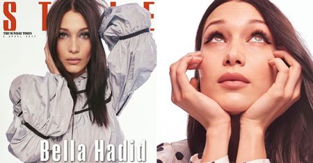 Bella Hadid pozuje w stylu retro