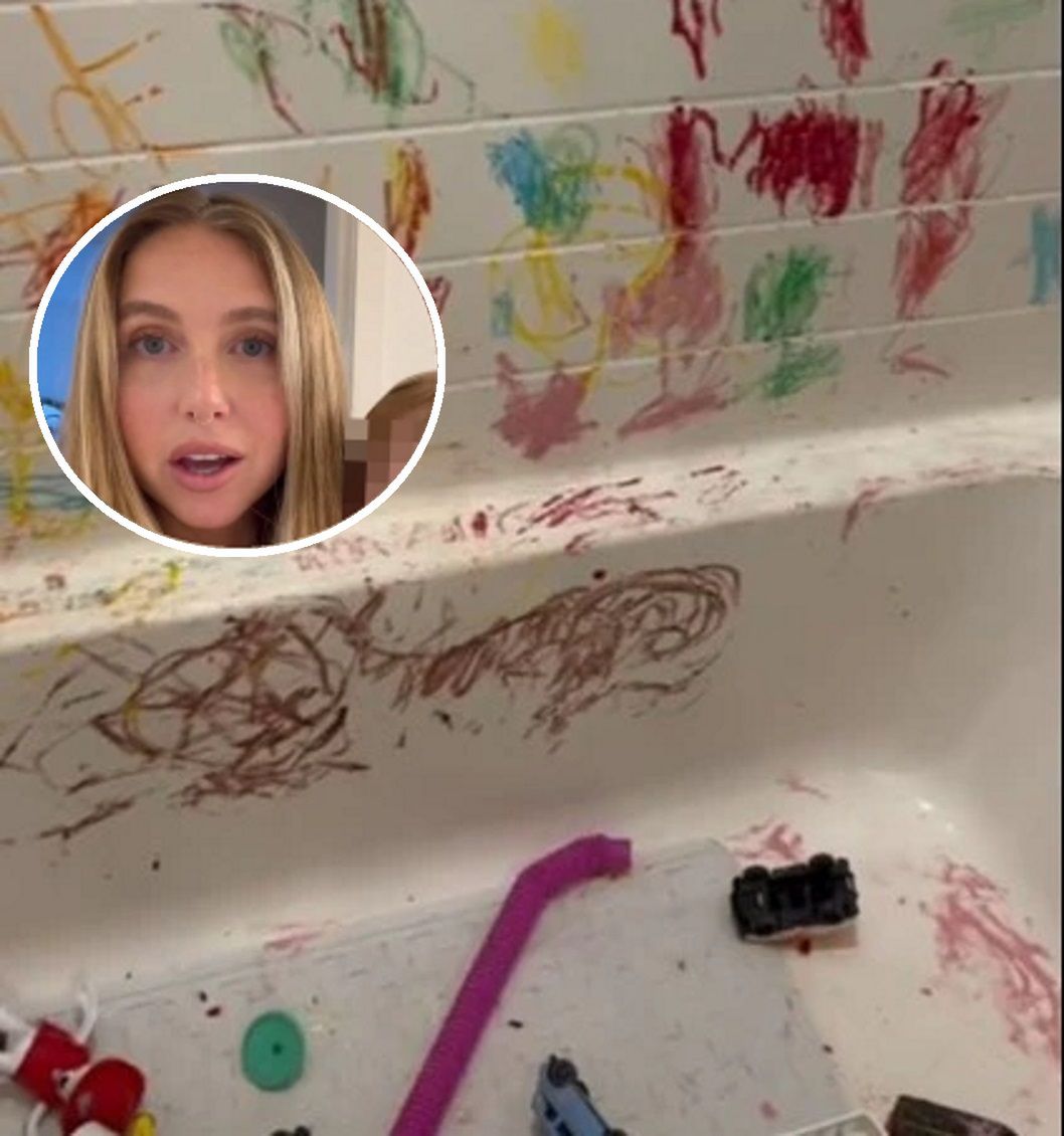 Młoda mama kupiła synkowi kredki do rysowania w wannie. Nie spodziewała się takich konsekwencji