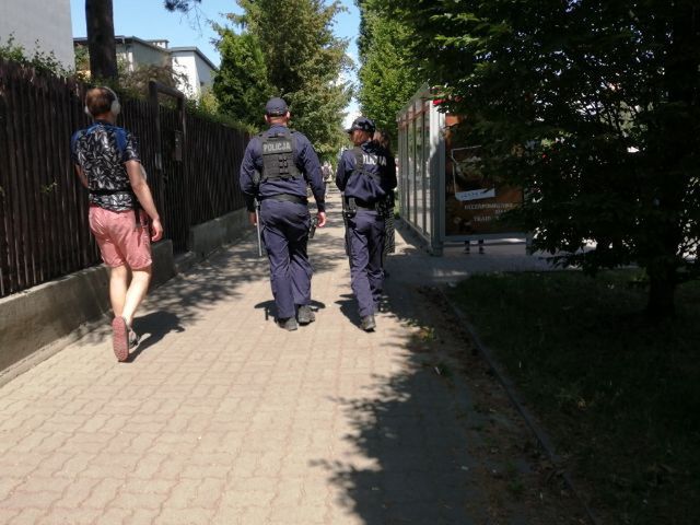 Policja w okolicach domu Jarosława Kaczyńskiego