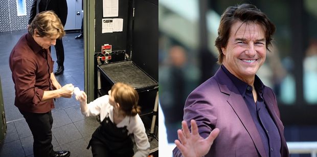 Skuliła się na ziemi, podniosła głowę, a tam... Tom Cruise. Nagranie z aktorem ruszającym "na pomoc" stało się hitem sieci (WIDEO)