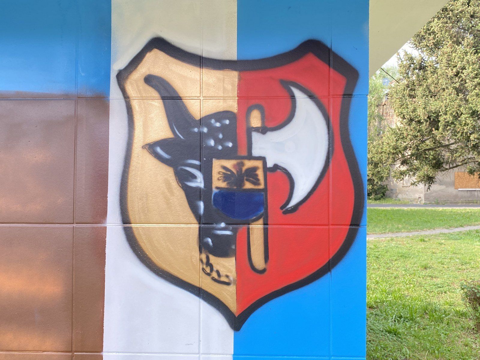 Graffiti - ulica Dąbrowskiego w Lesznie