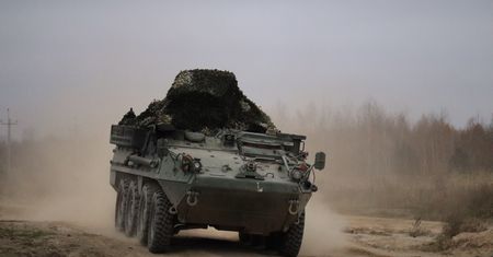 Ukraiński Stryker bez amunicji. Rosjanie nie mogli go zatrzymać