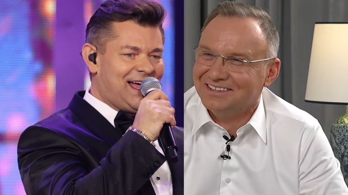 Zenon Martyniuk i Andrzej Duda