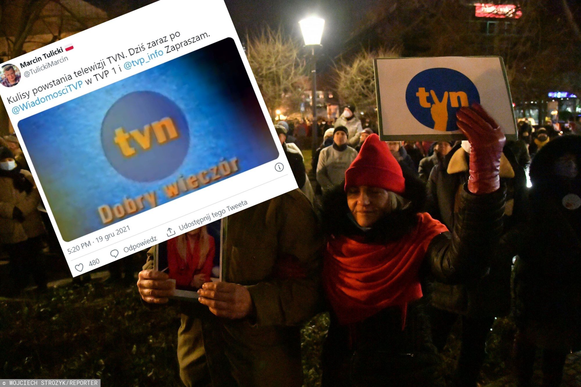 TVP pokazała film "Holding" w odpowiedzi na protesty przeciwko "lex TVN"
