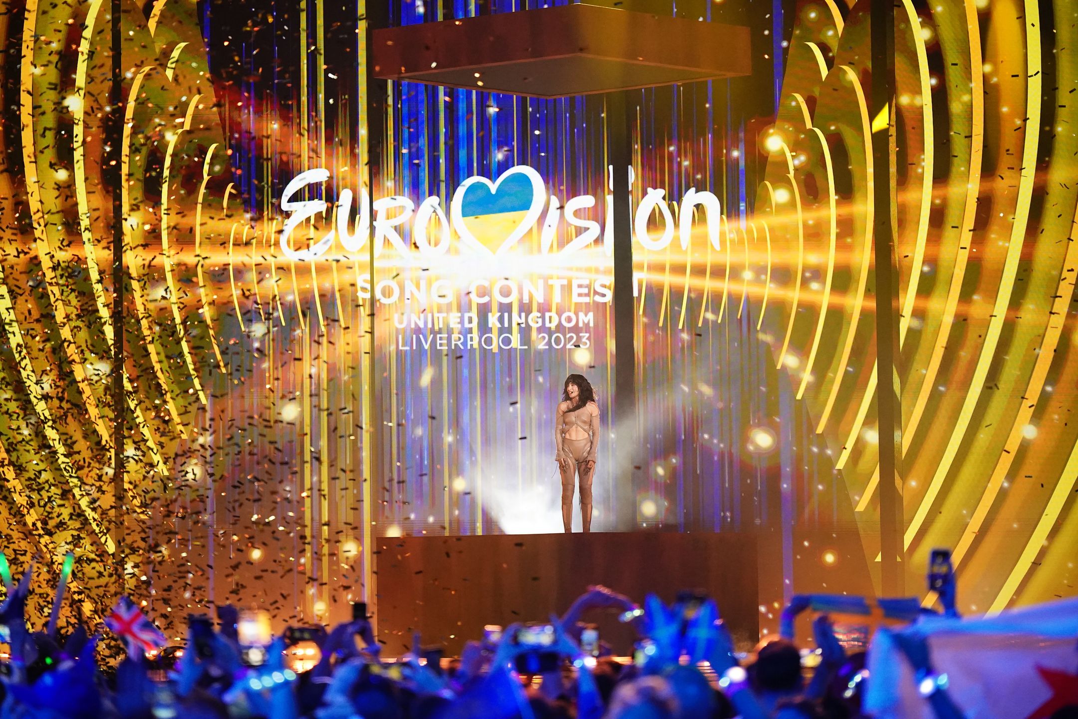 Sweden entrant Loreen after winning the Eurovision Song Contest at the M&S Bank Arena in Liverpool. Loreen has become the first woman, and only the second person, to win the Eurovision Song Contest twice. Picture date: Saturday May 13, 2023. (Photo by Aaron Chown/PA Images via Getty Images)