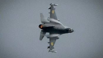Wyczyn ukraińskiego F-16. Zestrzelił rosyjskiego drona bez rakiet