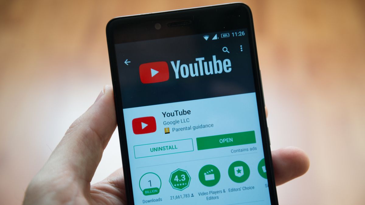 Instalacja YouTube'a na Androidzie z depositphotos