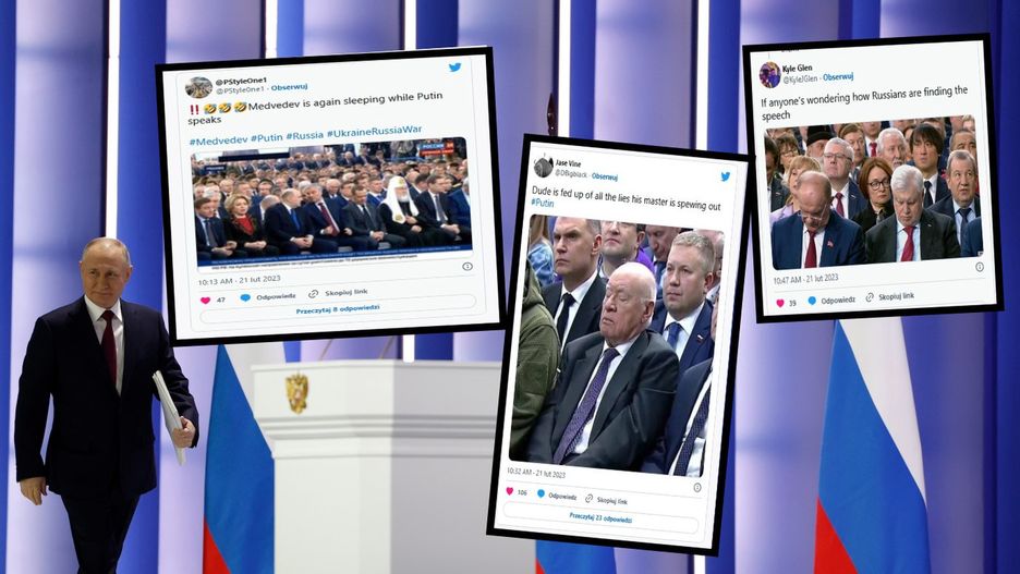 "Wielkie emocje" na orędziu Putina