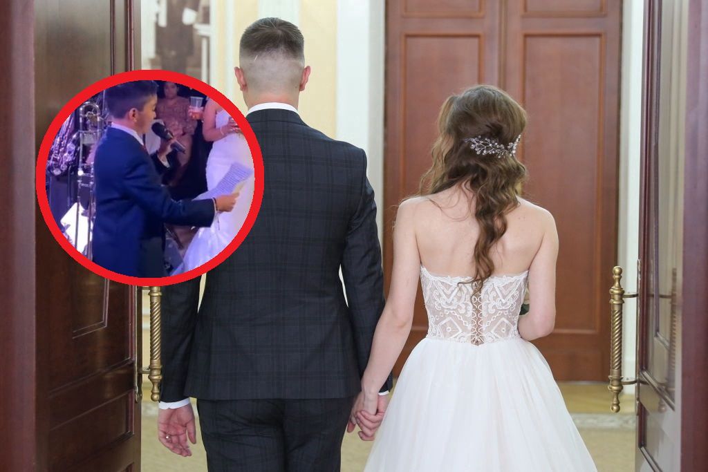 11-latek chwycił mikrofon na weselu. Goscie zaniemówili, gdy zwrócił się do macochy