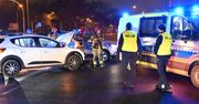 Kielce: Zderzenie samochodu z oznakowanym radiowozem