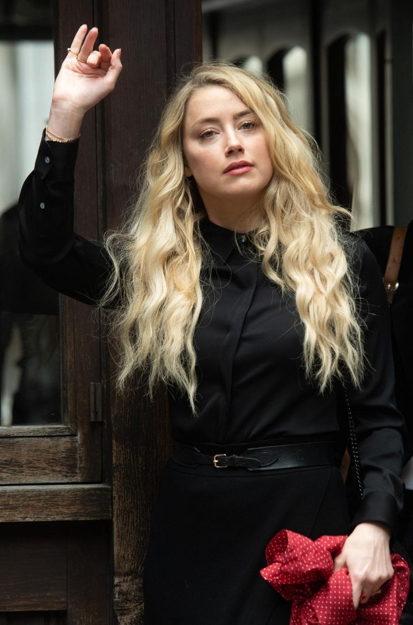 Amber Heard i Johnny Depp podczas kolejnego dnia procesu w Londynie