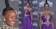Lupita Nyong'o z kokiem w kształcie pałki