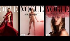 Grudniowy "Vogue Polska" z trzema okładkami z Anją Rubik wspierającą Strajk Kobiet