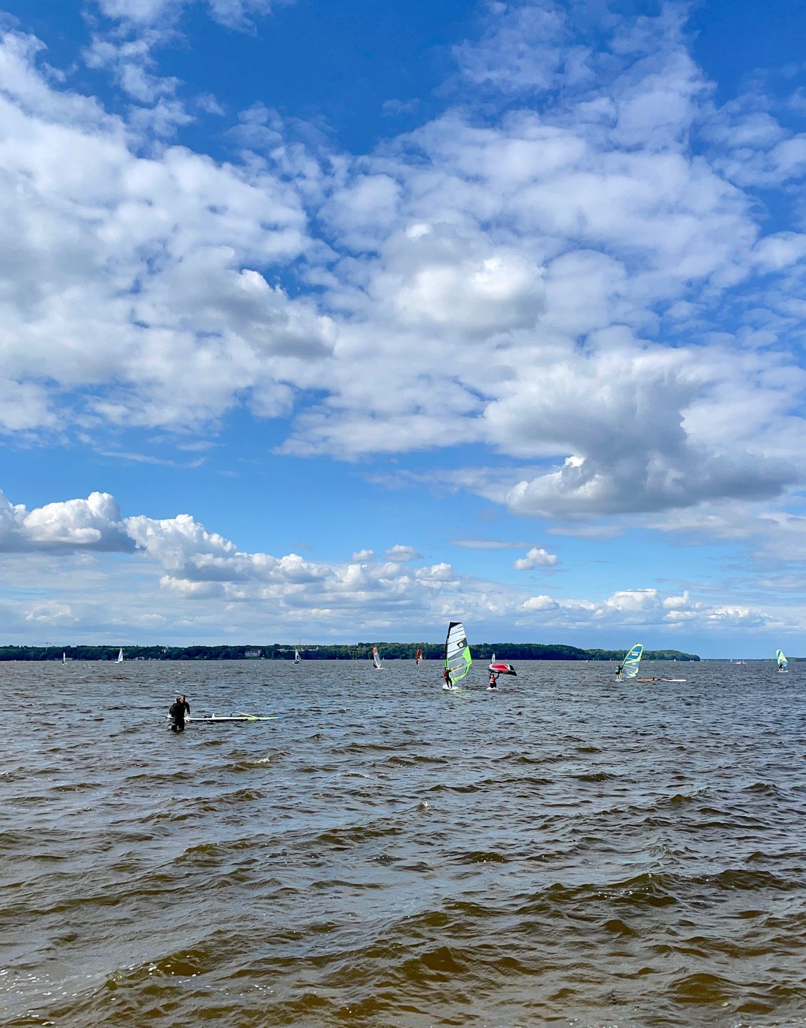 Windsurfing na Jeziorze Zegrzyńskim 