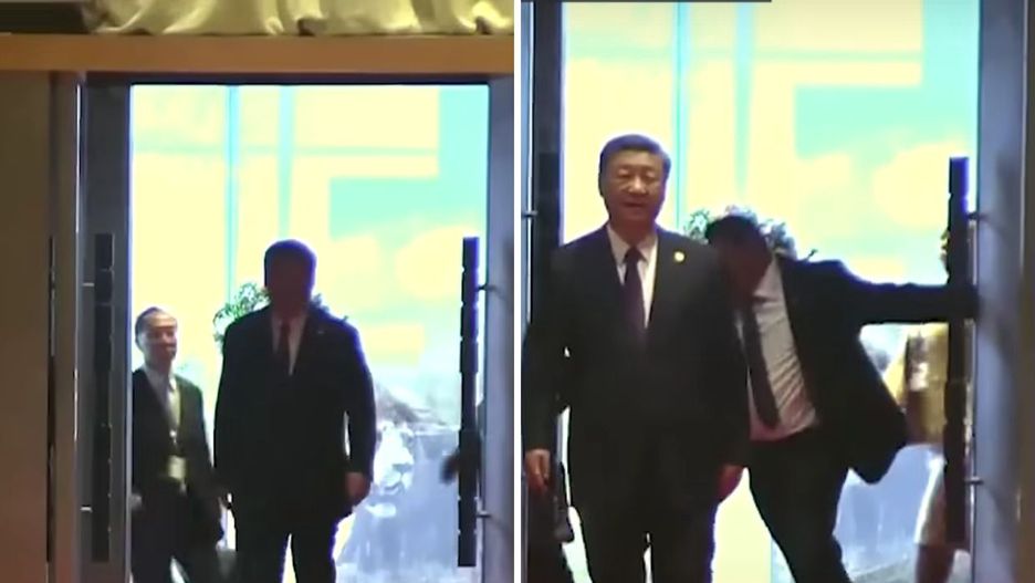 Nietypowa sytuacja na wystąpieniu Xi Jinpinga