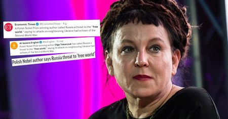 Tak mówi o Rosji. Olga Tokarczuk cytowana na całym świecie