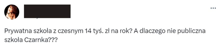 Czesne w szkole do której premier posłał córkę to 14 tys. zł rocznie