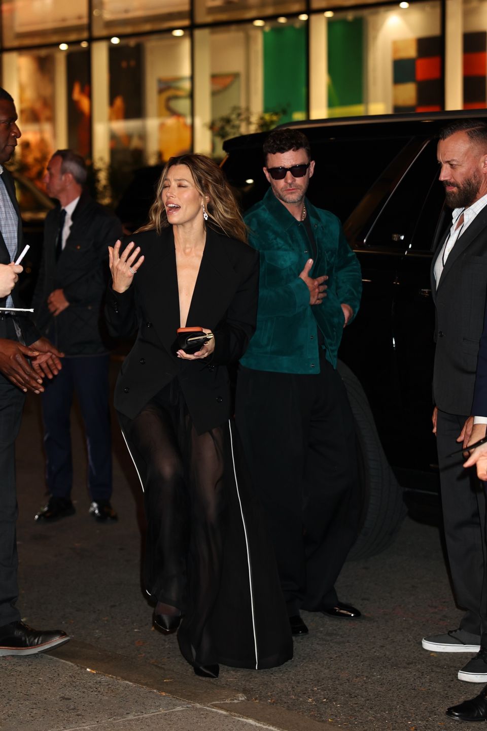 Jessica Biel i Justin Timberlake w Nowym Jorku