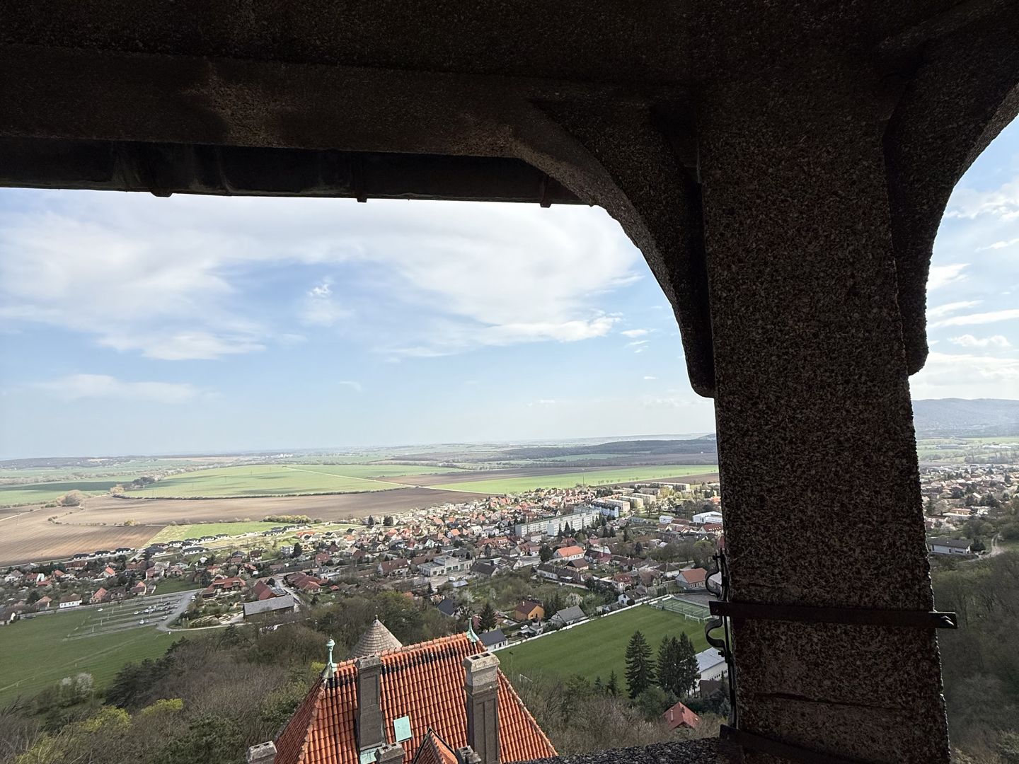 Widok na Trnavę z wieży