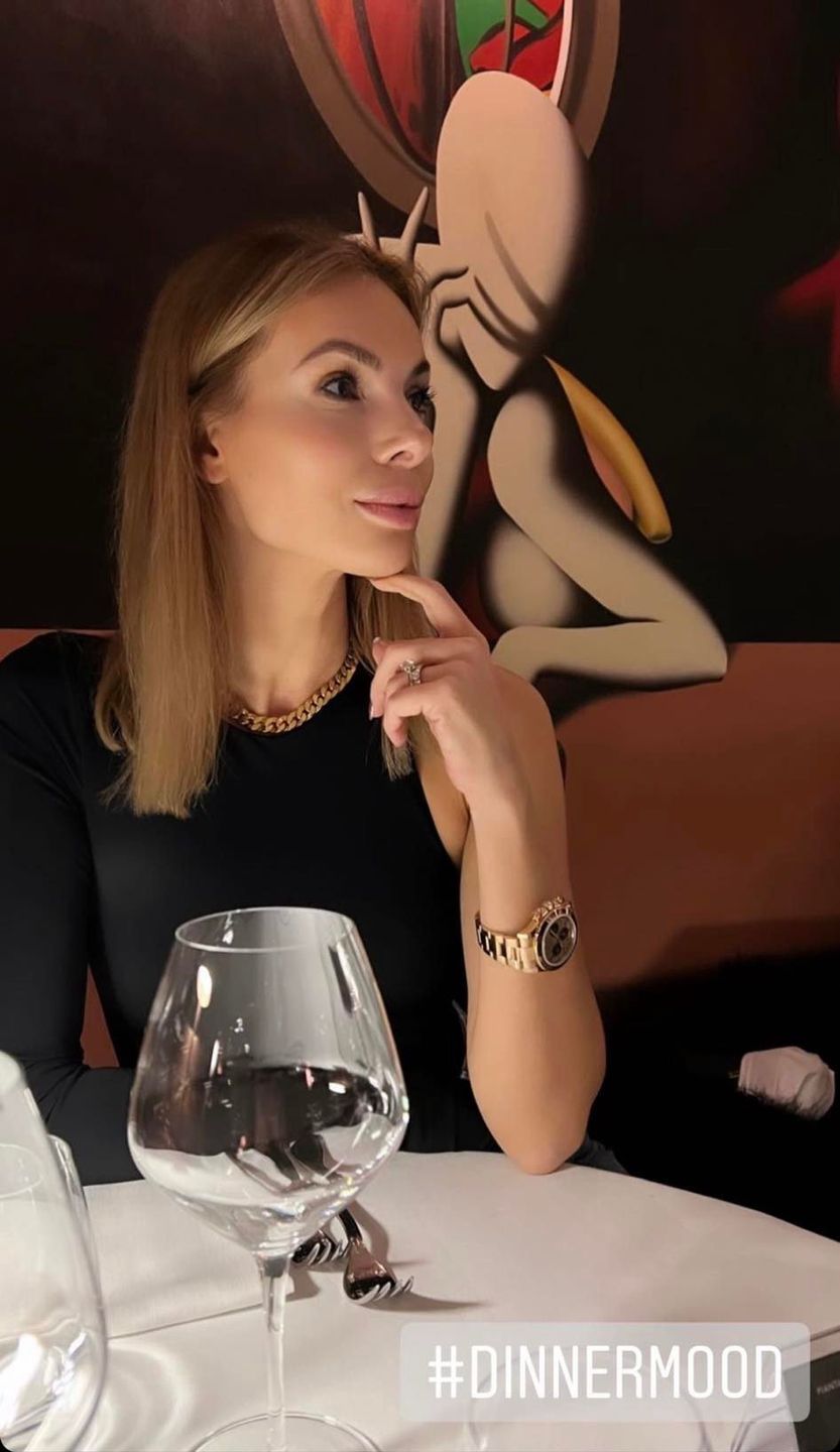 Romantyczna kolacja Izabeli Janachowskiej