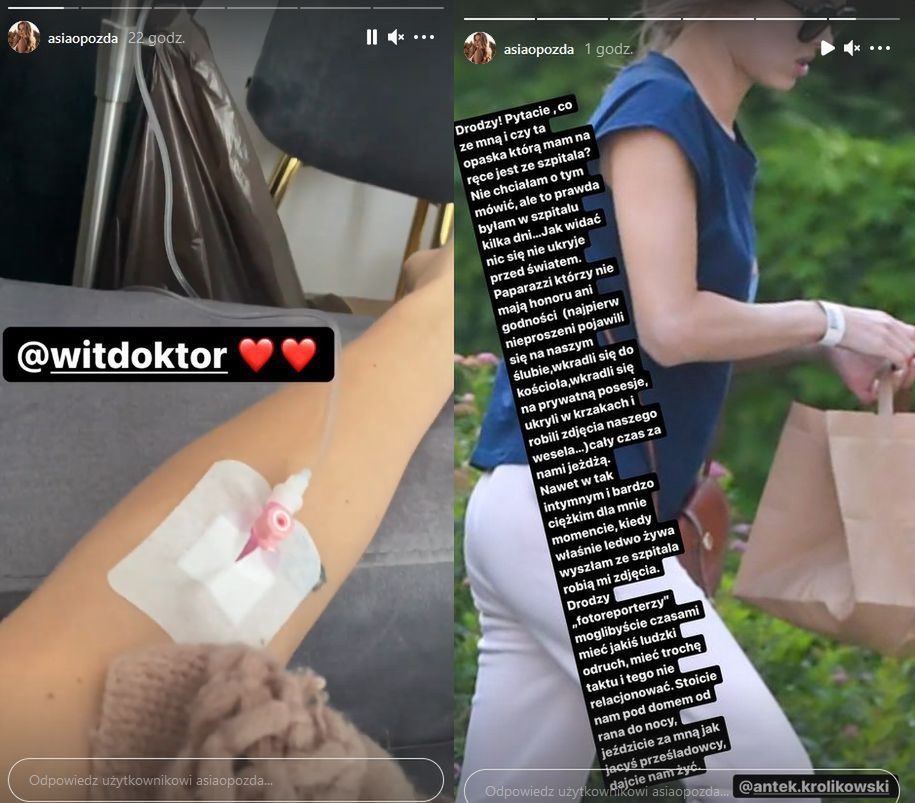 Joanna Opozda broni prywatności i żali się na paparazzich
