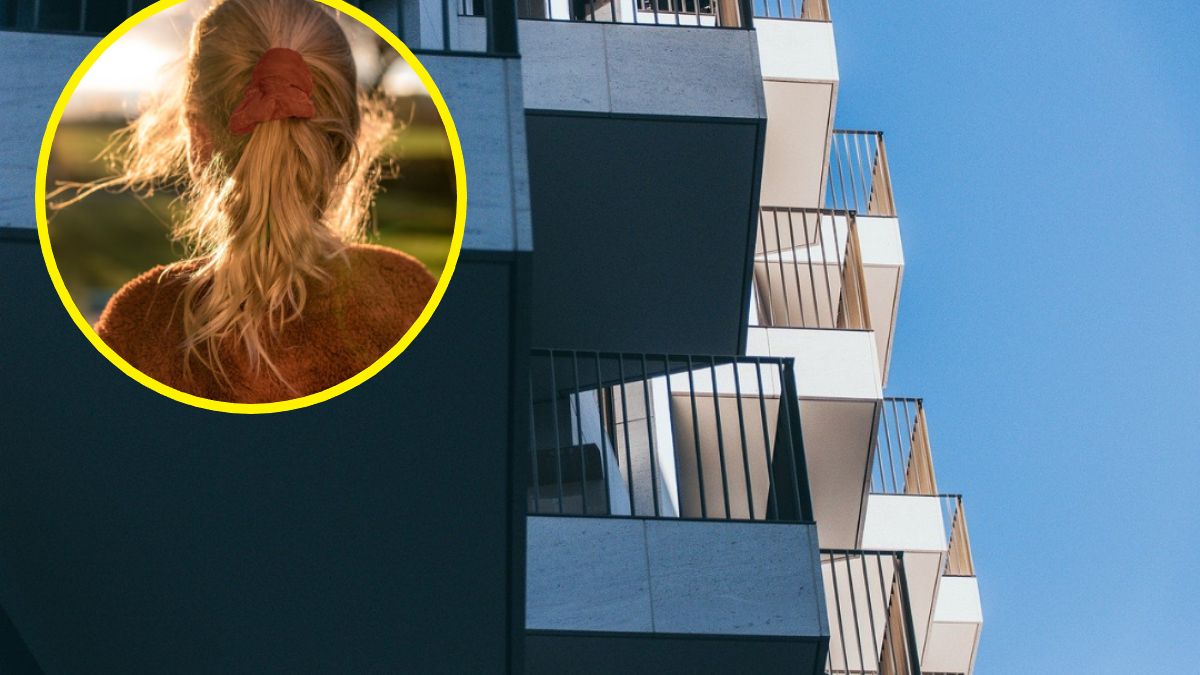 Dziewczynka skoczyła, bo chciała skrócić sobie drogę