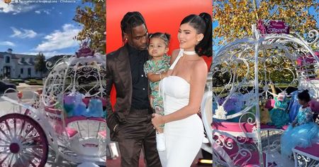 Travis Scott kupił Stormi pod choinkę  BAJKOWĄ KAROCĘ (ZDJĘCIA)