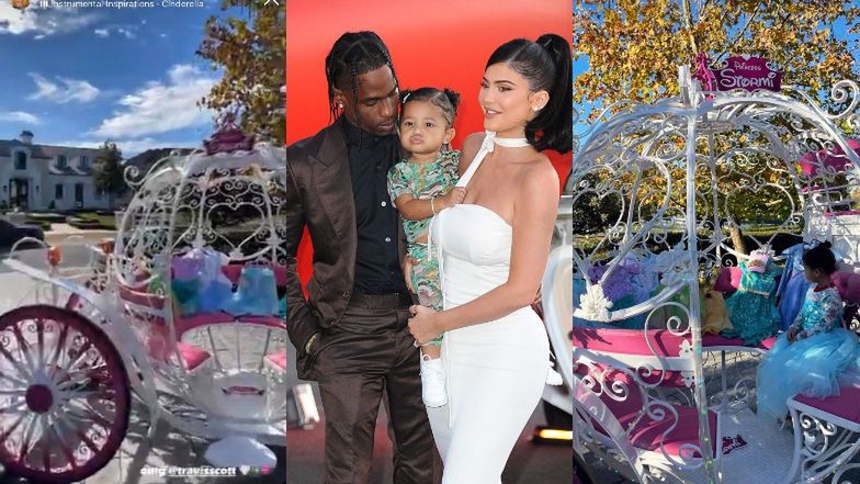 Travis Scott kupił Stormi pod choinkę  BAJKOWĄ KAROCĘ (ZDJĘCIA)