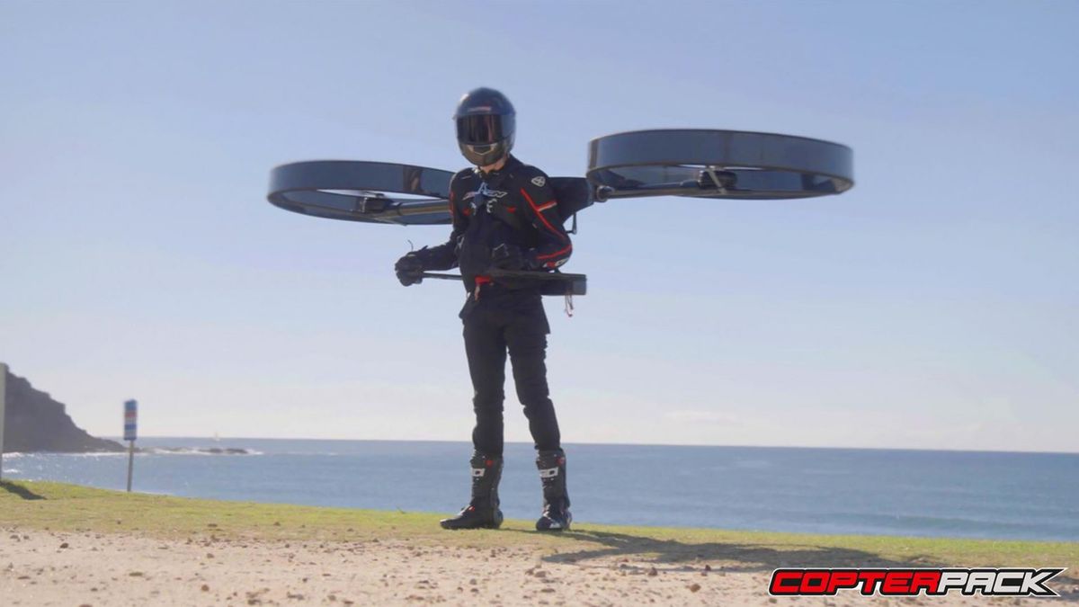 Helikopter w plecaku. CopterPack to spełnienie marzeń o lataniu 1