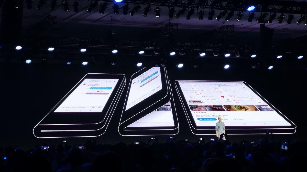 Jak duży będzie składany smartfon Samsunga? 1