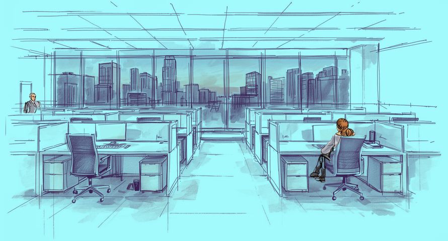 Dziennikarze Agory jednak nie wracają do biura. "Widać same puste biurka"