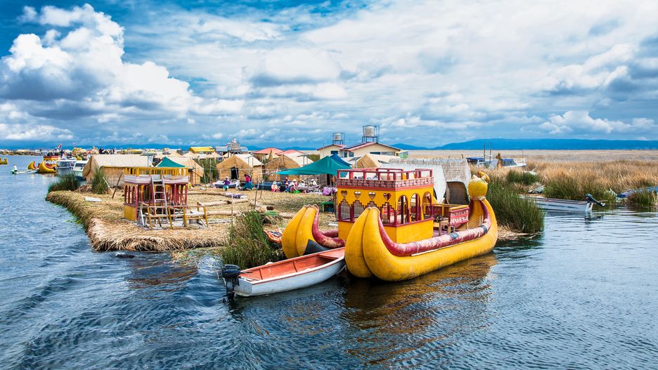 Jezioro Titicaca w Peru