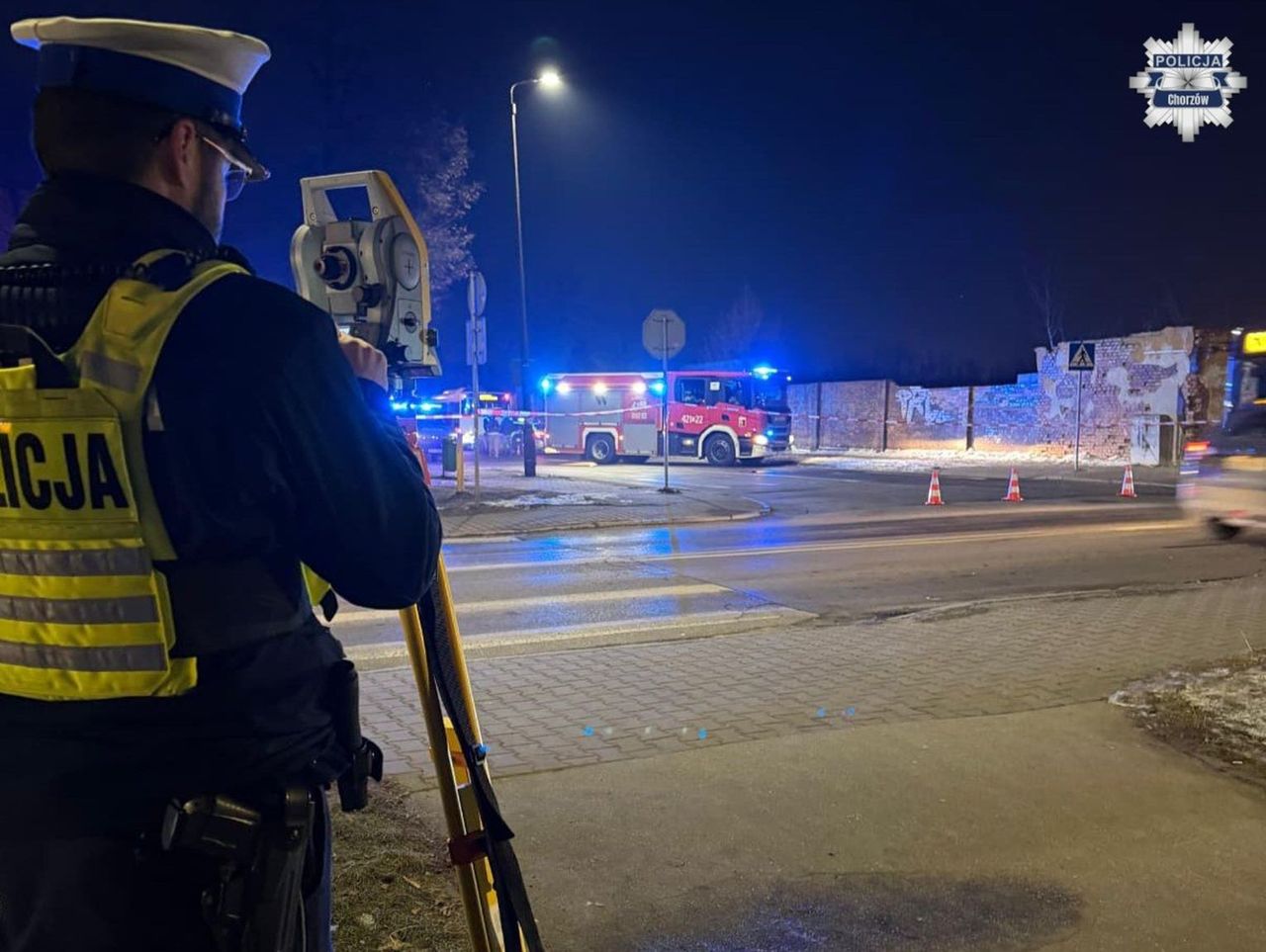 Chorzów: Kierowca autobusu potrącił mężczyznę na przejściu