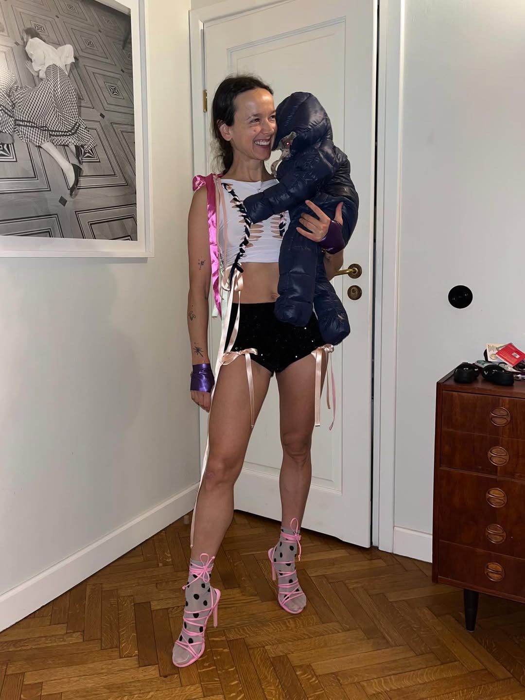 Monika Brodka z dzieckiem