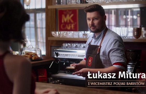Wicemistrz Polski baristów w kampanii kawy MK Cafe (wideo)