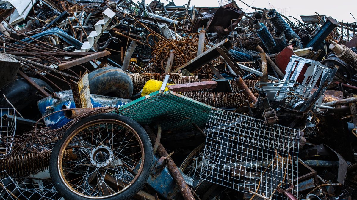 Krzyżóka o złomowisku