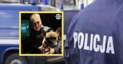 Ktoś przywiązał psa do drzewa. Zareagowali policjanci