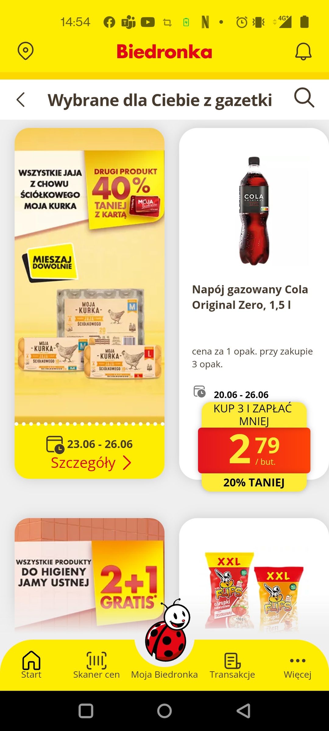 Biedronka: wszystkie produkty w dostępnej promocji