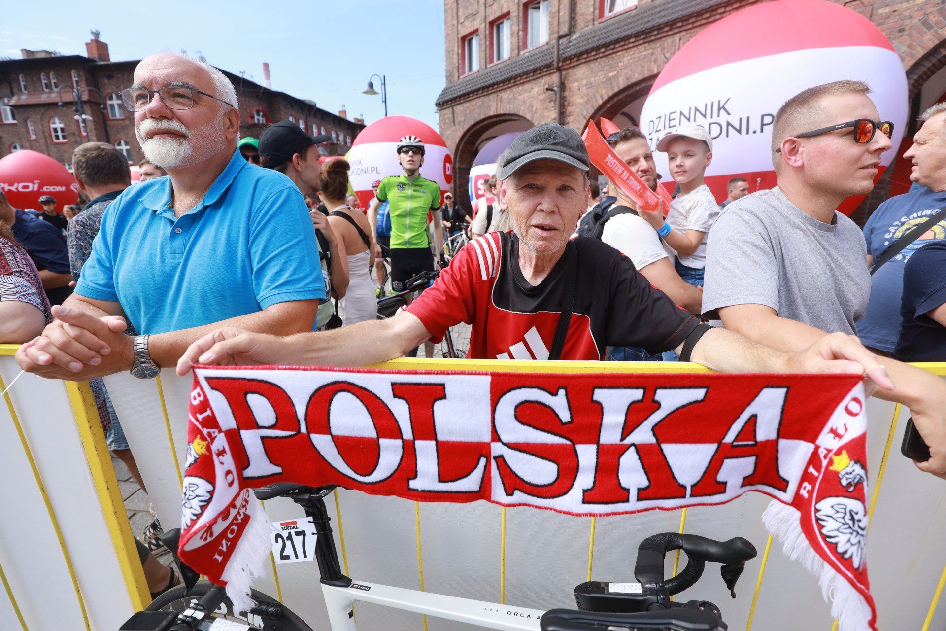 8.08.2025 r. Start do 5. etapu Tour de Pologne Katowice - Zakopane z zabytkowej dzielnicy Nikiszowiec.