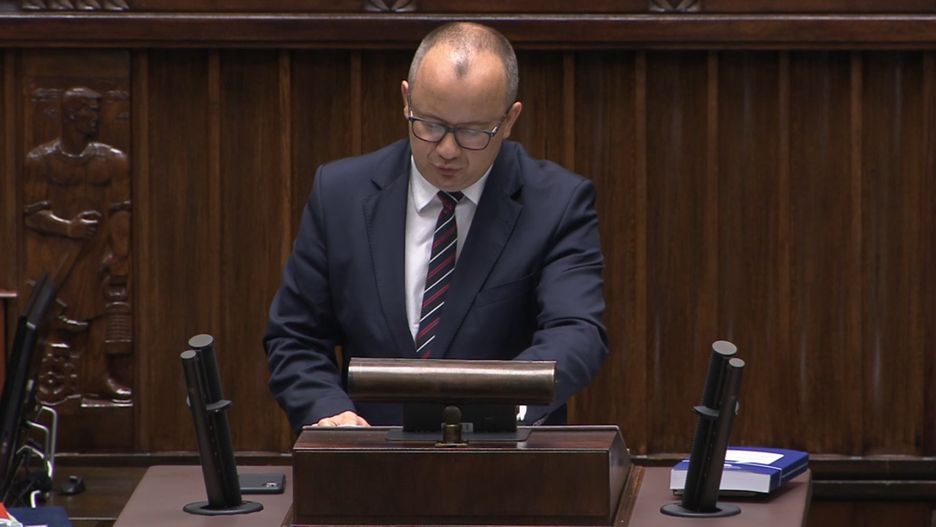 Adam Bodnar przemawia w Sejmie 