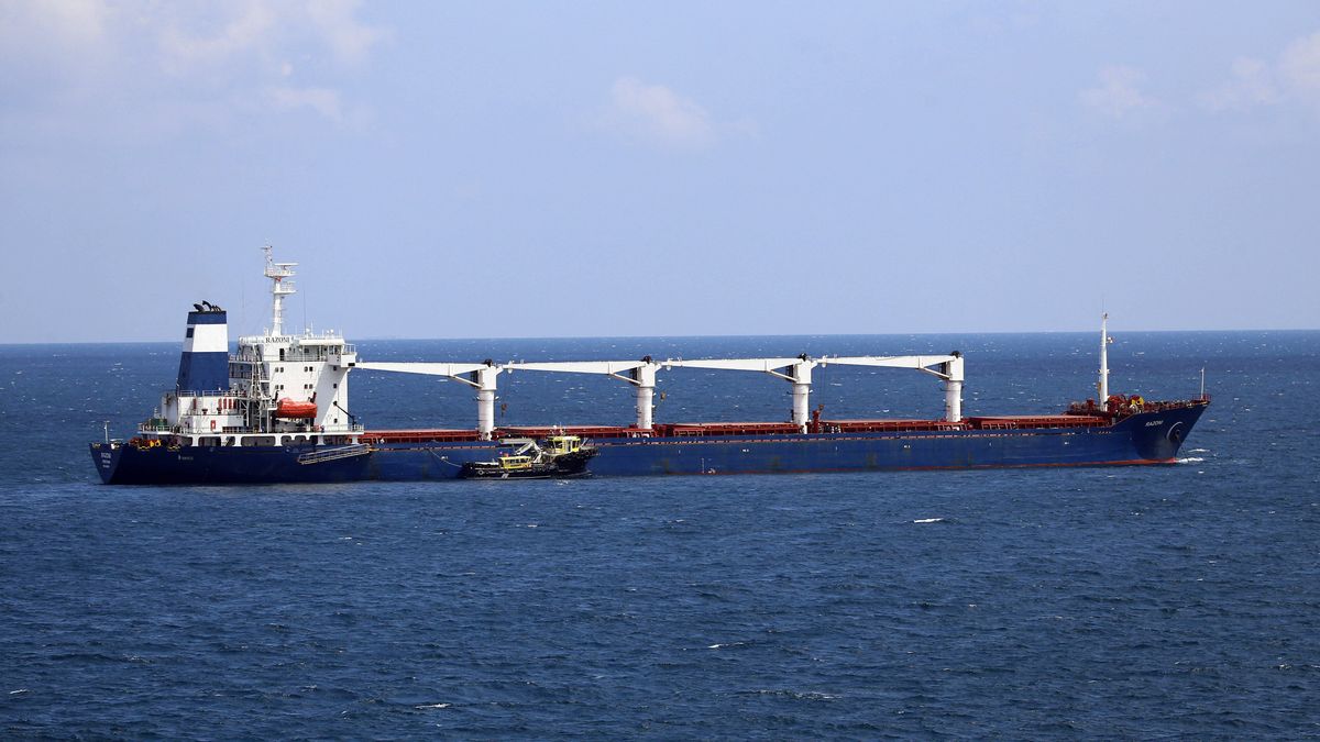 Masowiec z ukraińskim zbożem dotarł do portu w Stambule