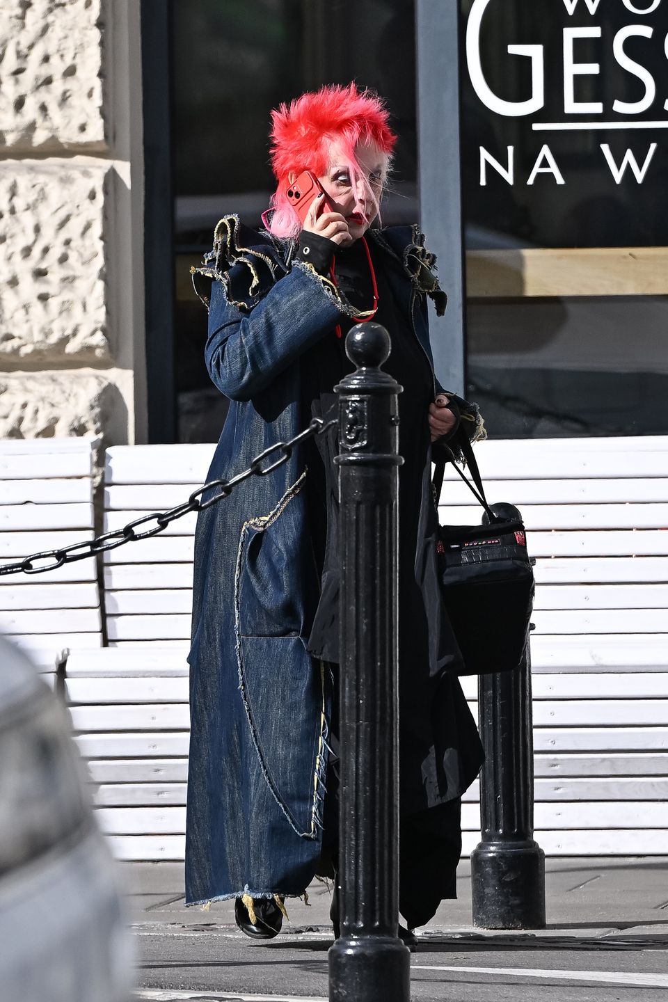 Krystyna Mazurówna "przyłapana" na ulicach Warszawy